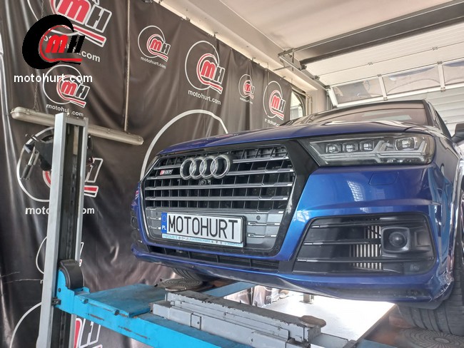 Audi SQ7 ustawienie zbieżności i geometrii kół - MOTOHURT Marki Warszawa