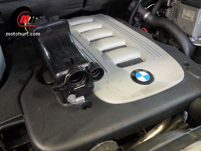 BMW X5 wymiana zbiornika pyn do chodnicy